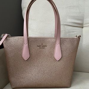 Rose gold/pink Kate Spade purse
